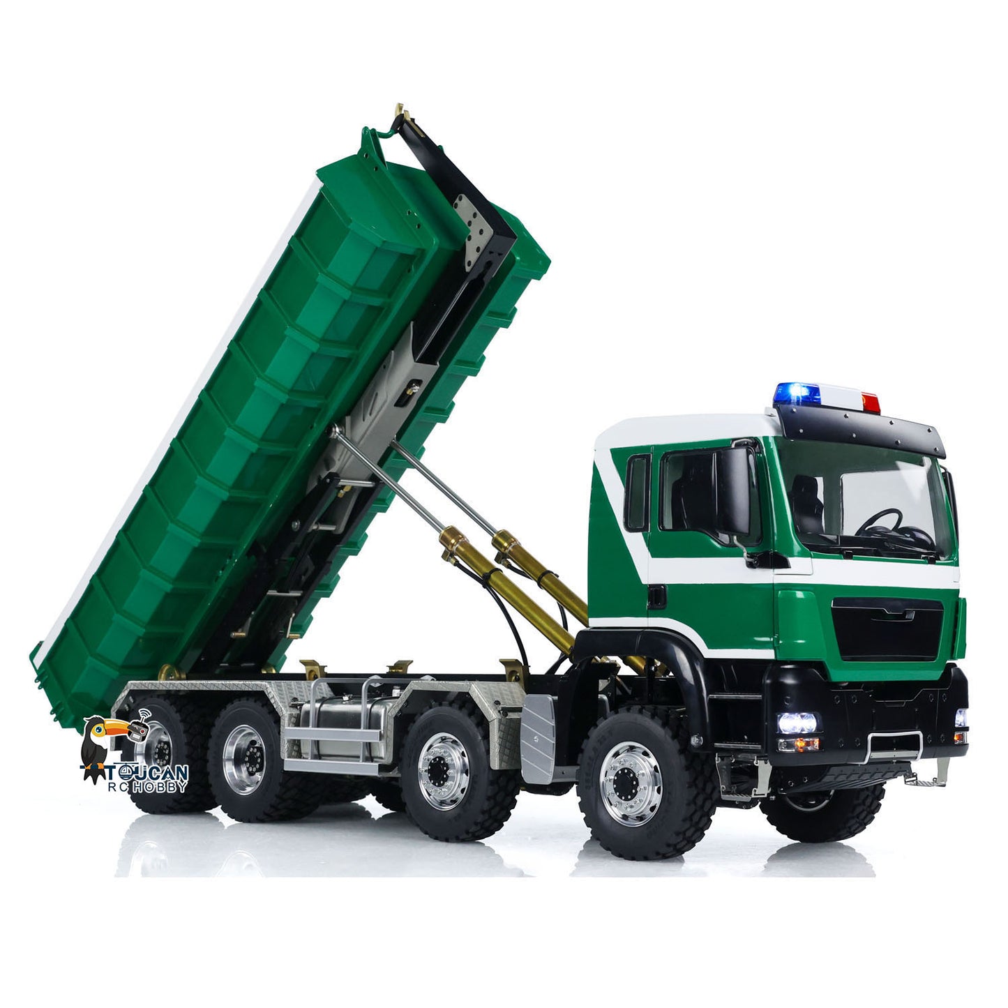 LESU 8x8 1/14 RC Camion à benne basculante hydraulique RTR Radio Control Voitures à benne basculante complète Lumières Sons