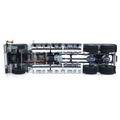 JDM 518K 6x4 1/14 Metal Remote Control Tractor Truck C509 2 Speed Gearbox RC Lorry Car Motor ESC Light Sound System RTR Model