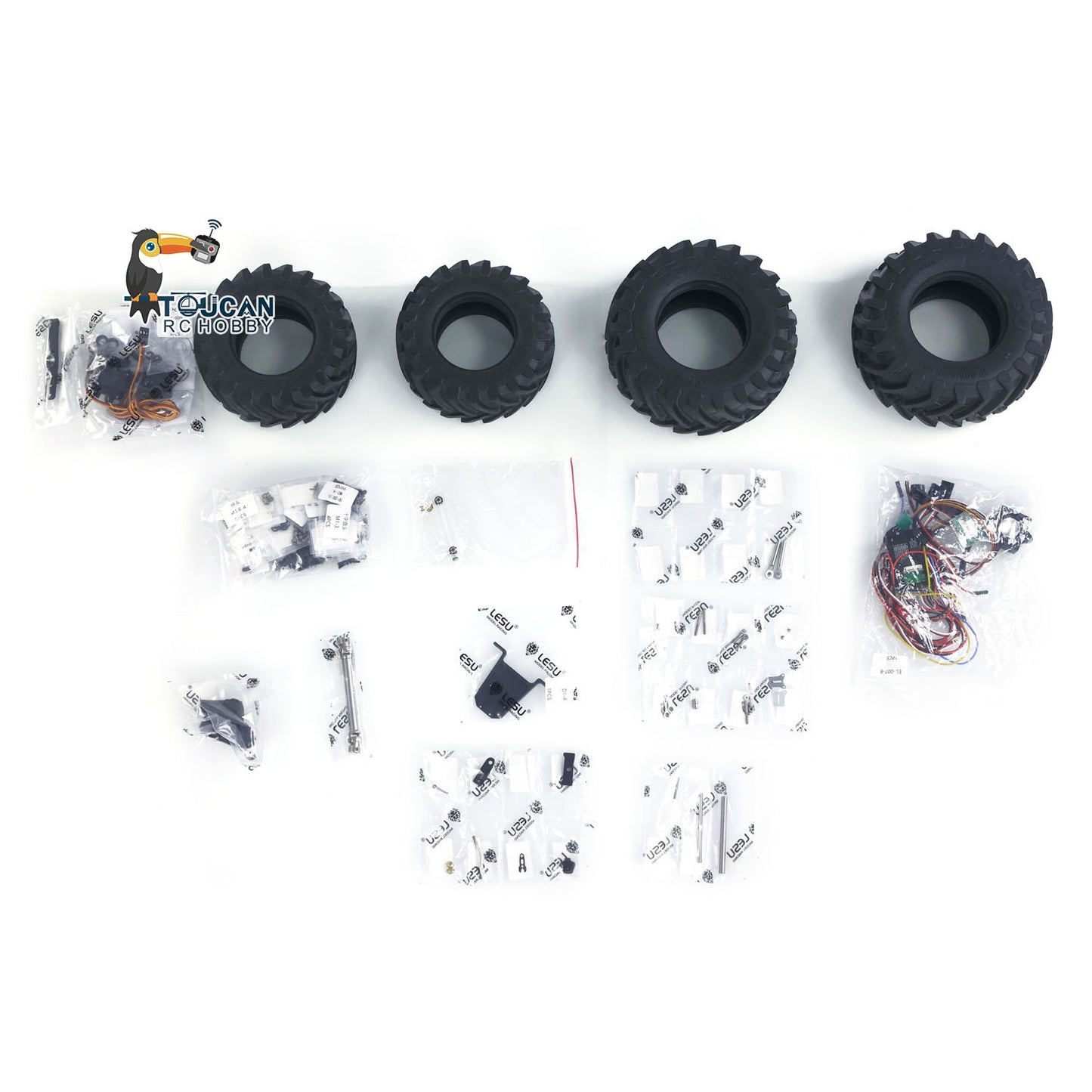 LESU AOUE 1050 1/14 4*4 Métal Hydraulique RC Tracteur Radiocommandé Voiture KIT/PNP/RTR Versions Optionnelles