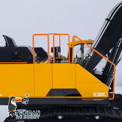 MTM 1/14 EC380 RC 2 Arms PNP Metal Hydraulic Tracked Excavator Digger With Ripper Tiltable Bucket