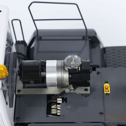 US STOCK XDRC 580 1/14 Metal RC Hydraulic Loader RTR Engineering Vehicles Smoke Lights