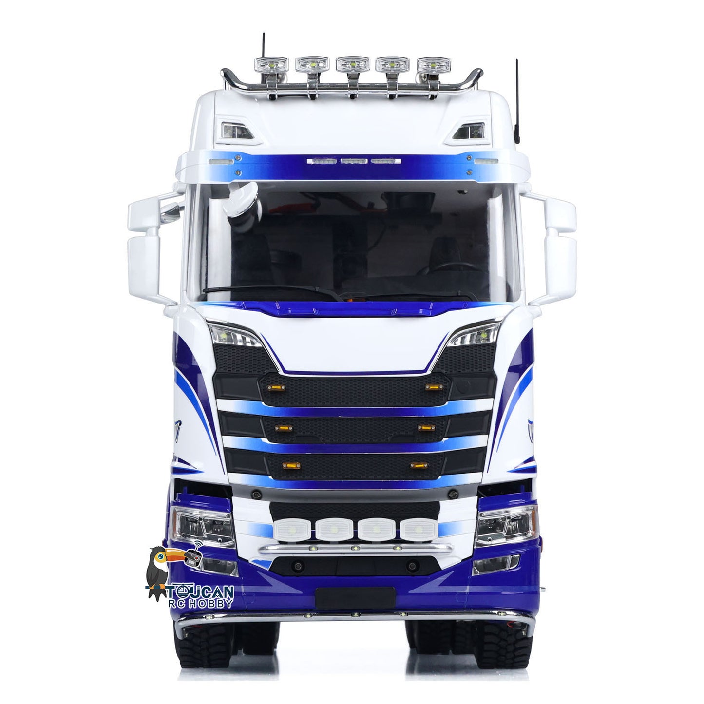 TOUCAN 770S 1/14 Remote Control Tractor Truck 2Speed RTR Model 6x6 Metal Chassis Axle Lock RC Lorry Car Flysky ST8 Radio Smoke