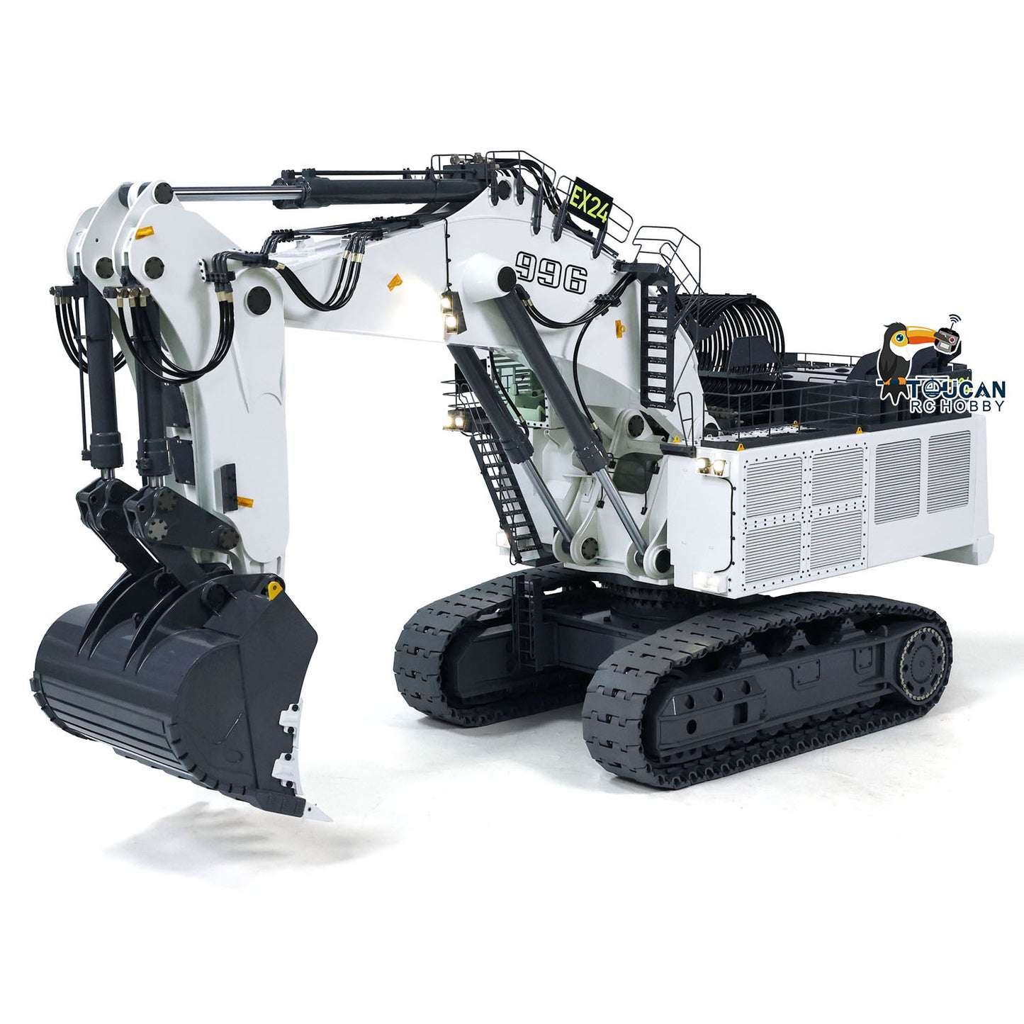 1/20 Metal Hydraulic RC Excavator 996 With Taranis XE Radio Controller