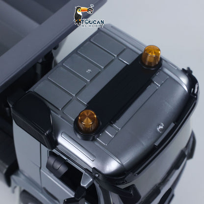 DoubleE E590 003 1/20 RC Dump Truck 6X6 Electric Lifting Remote Control Tipper Metal Gears Sounds Lights Model Vehicle RTR