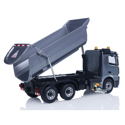 DoubleE E590 003 1/20 RC Dump Truck 6X6 Electric Lifting Remote Control Tipper Metal Gears Sounds Lights Model Vehicle RTR