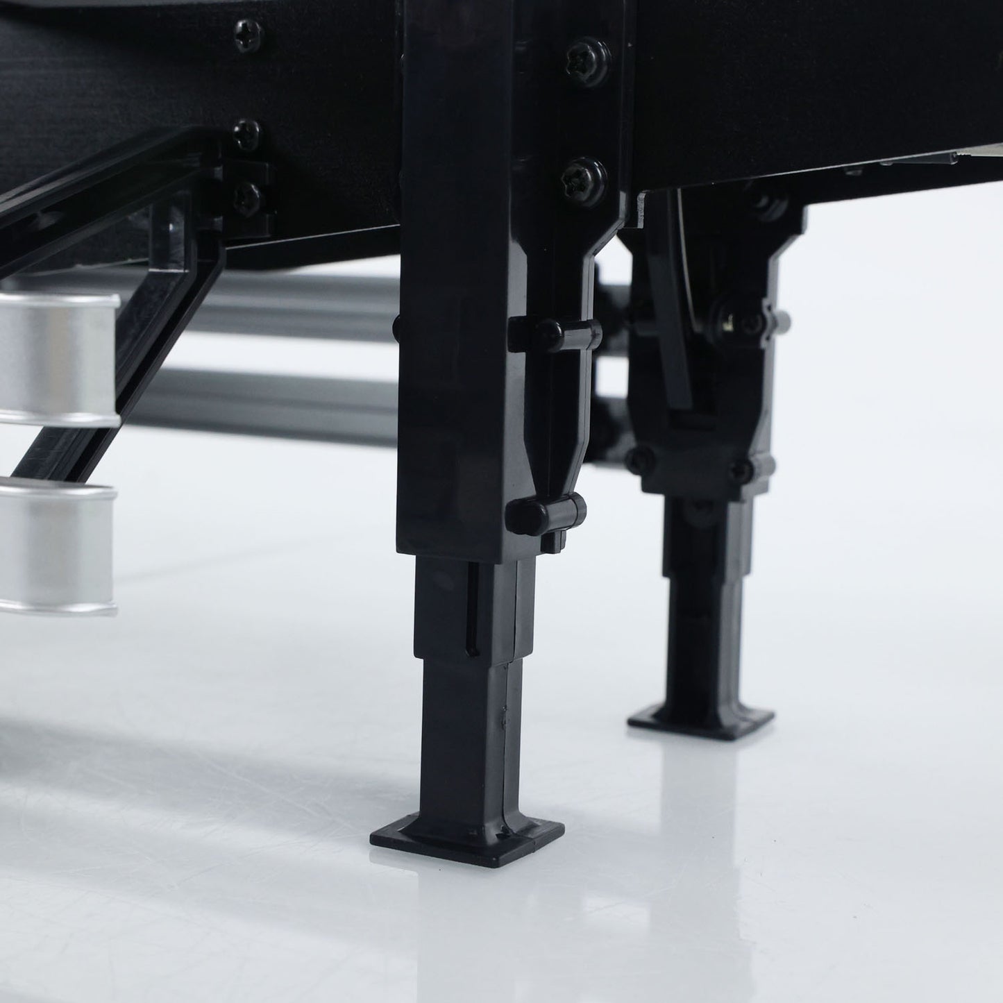 US STOCK 1/14 TOUCAN RC 3Axle Timber Truck Pole Tractor Flatbed Semi Trailer KIT Model