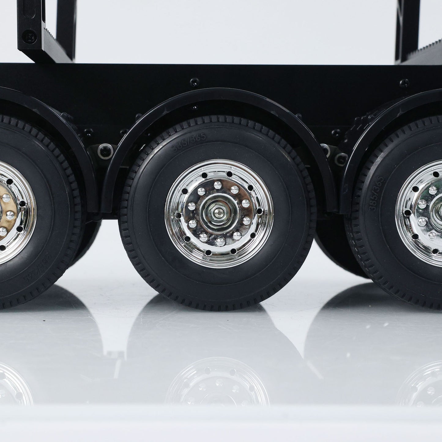 US STOCK 1/14 TOUCAN RC 3Axle Timber Truck Pole Tractor Flatbed Semi Trailer KIT Model