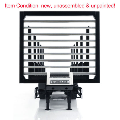 US STOCK 1/14 TOUCAN RC 3Axle Timber Truck Pole Tractor Flatbed Semi Trailer KIT Model