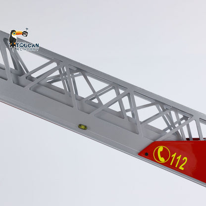 1/14 4X2 Metal Chassis Electric Lift Ladder Truck RC Fire Truck ST8 Radio 2Speed Full Metal Differential Axle