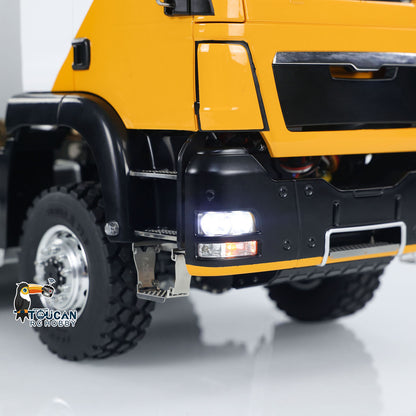 LESU 8x8 1/14 RC Hydraulic Roll On Dumper Truck RTR Radio Control Full Dump Cars Lights Sounds