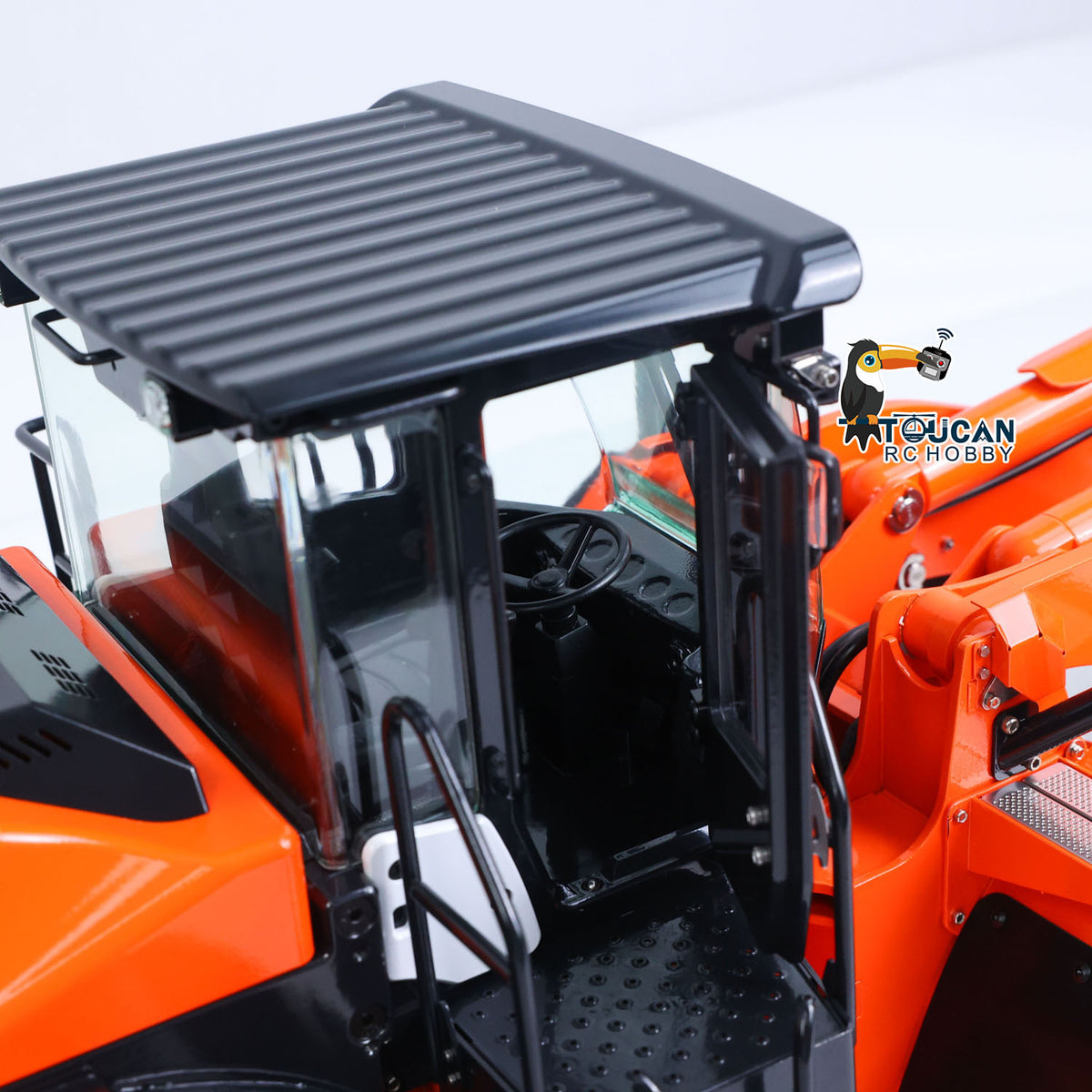 JDM 198 1/14 Hydraulic RC Wheel Loader ZW370 Metal Construction Model 4WD Diff Lock 2 Speed Gearbox Brushless Drive Sound Light