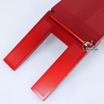 3 Axle Plastic Semi Trailer Flatbed 1502 for 1/18 Remote Control Tractor Truck HUINA 1501 RC Lorry Car Model Upgrade Parts