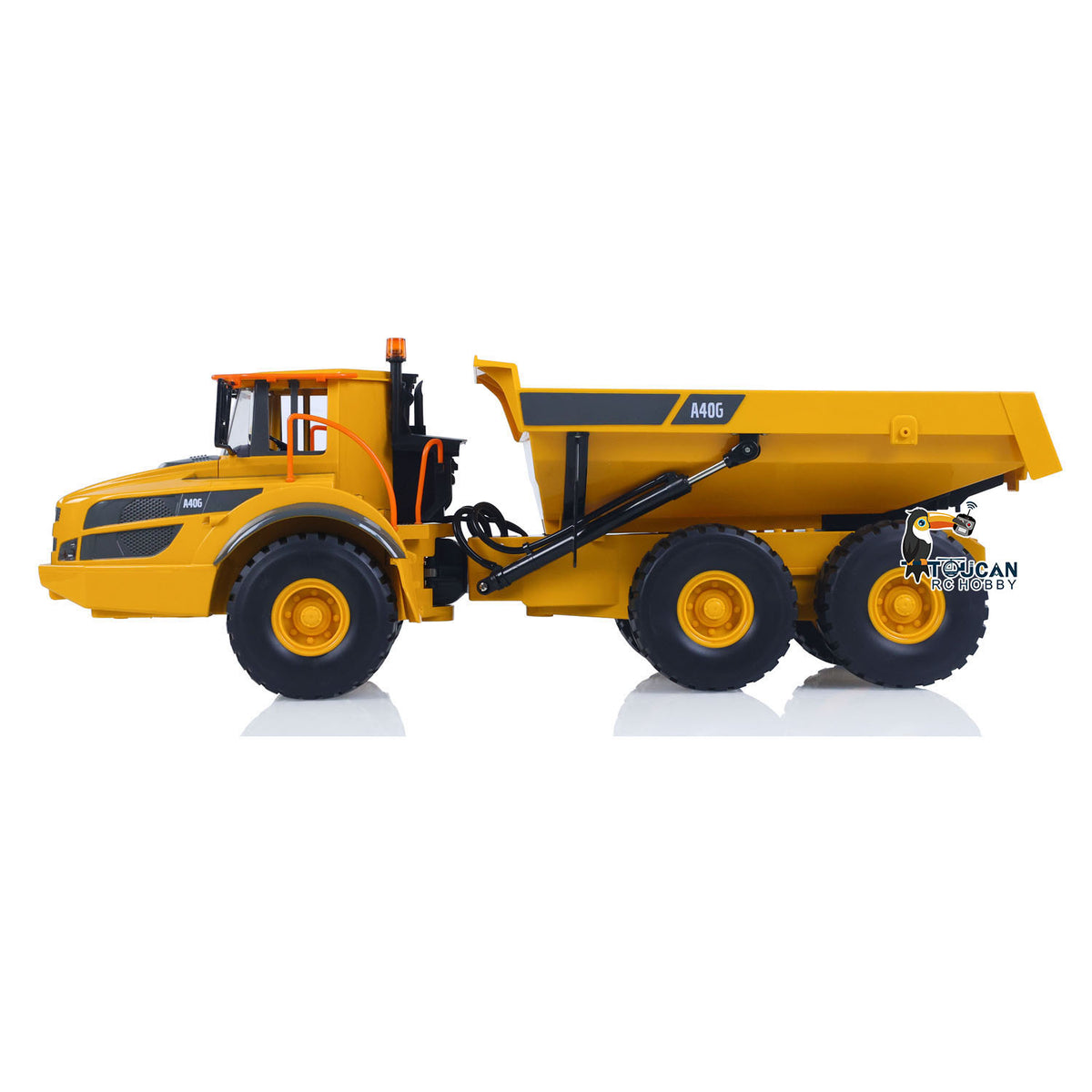 Plastic DoubleE E591 003 1/20 RC Articulated Dumper 6WD Electric Remote Control Truck Motor Battery USB Charging Cable RTR