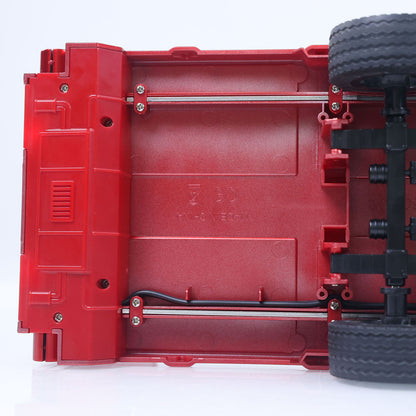Fast Shipping 3 Axle Plastic Semi Trailer Flatbed 1502 for 1/18 Remote Control Tractor Truck HUINA 1501 RC Lorry Car Model Upgrade Parts