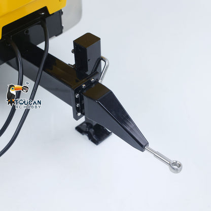 RC Hydraulic Full Dump Trailer for CUT Model 1/14 Remote Control Hydraulic Wheeled Excavator LR914 Engineering Vehicle Painted