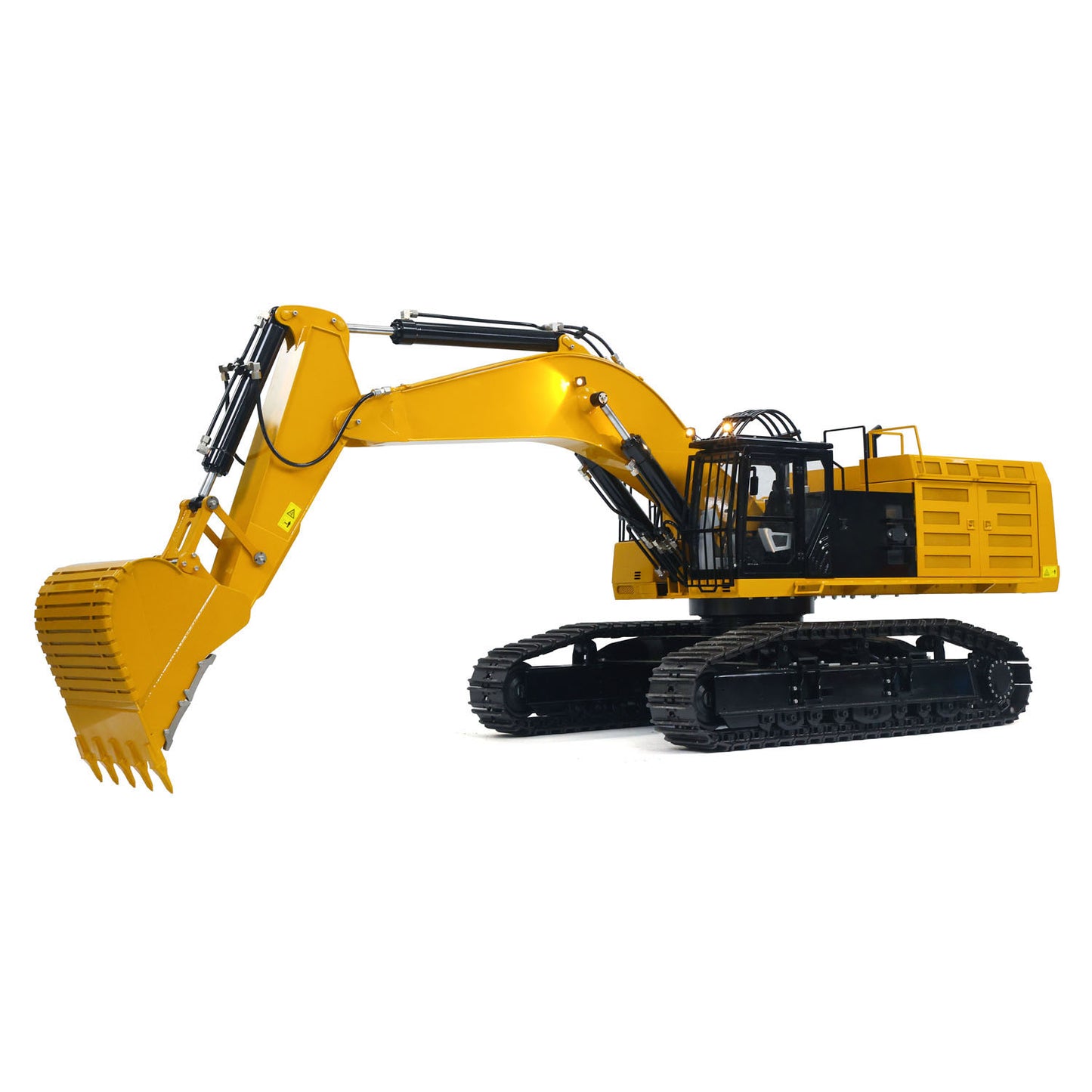 1/8 Metal Remote Control Hydraulic Excavator 390F Heavy Duty 3CH Valves RC Construction Vehicle Car Models RTR Flysky PL18EV Radio