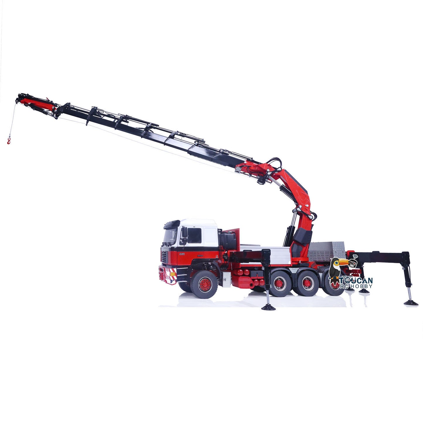 1/14 F2000 8X8 RC Crane Truck F1650 Hydraulic Engineering Car