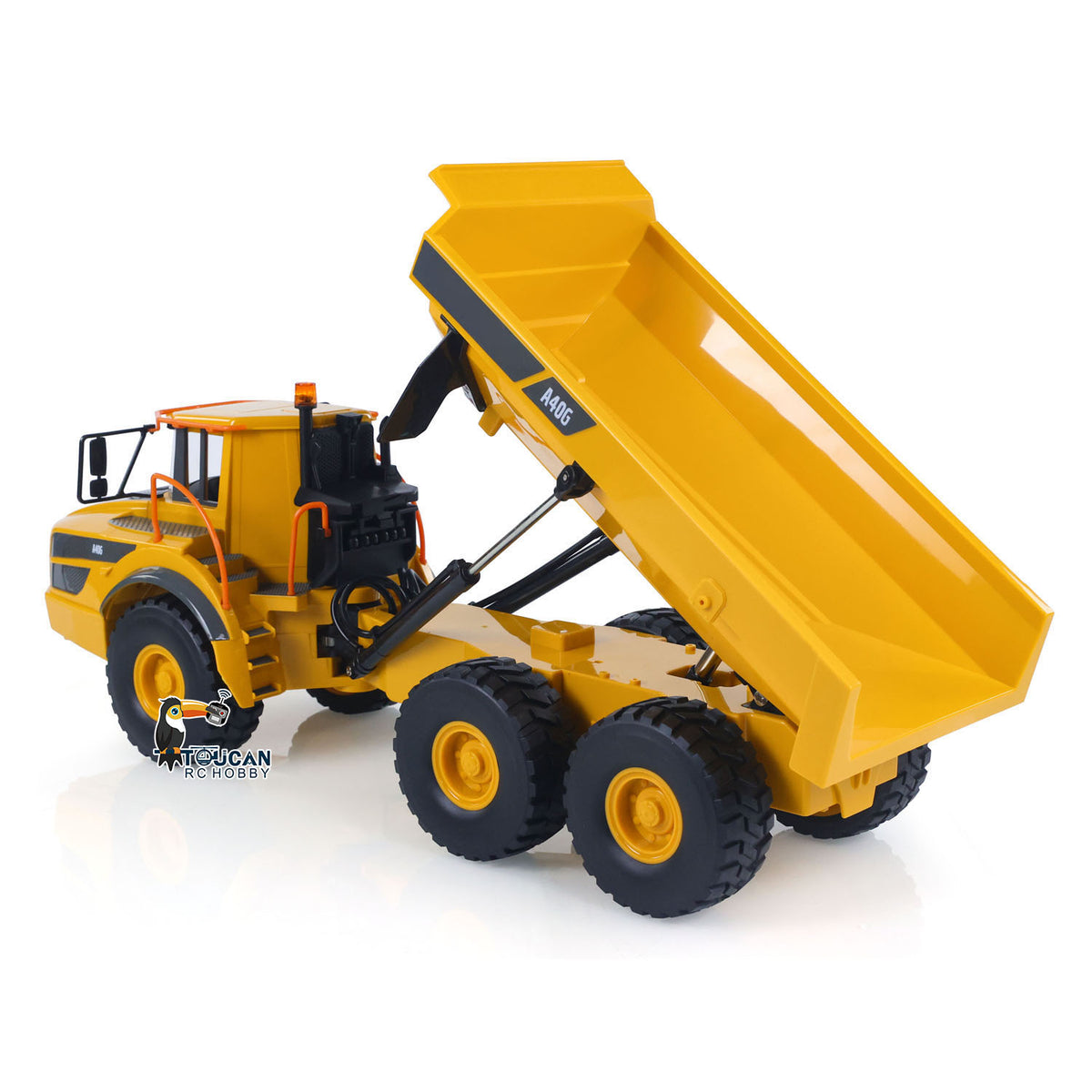 Plastic DoubleE E591 003 1/20 RC Articulated Dumper 6WD Electric Remote Control Truck Motor Battery USB Charging Cable RTR