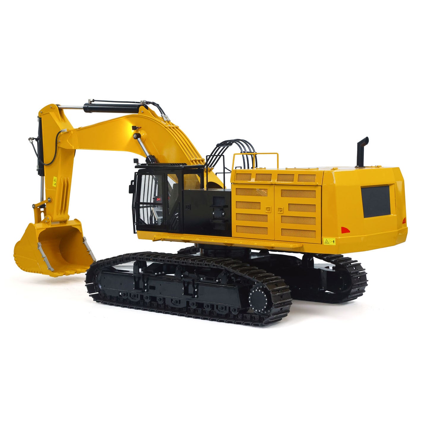 1/8 Metal Remote Control Hydraulic Excavator 390F Heavy Duty 3CH Valves RC Construction Vehicle Car Models RTR Flysky PL18EV Radio
