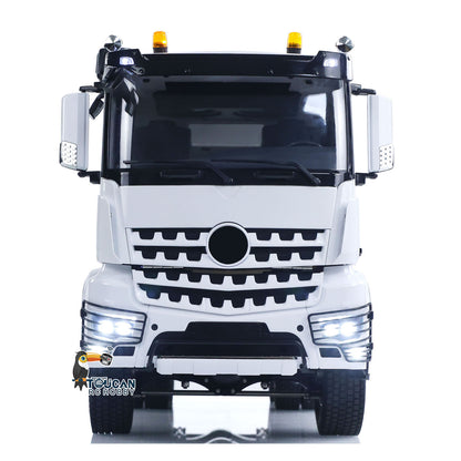 6x6 1/14 RC Hydraulic Dump Truck 3348 2025 Tipper Metal Axles Gearbox Suspension Bucket Oil Tank Light Sound