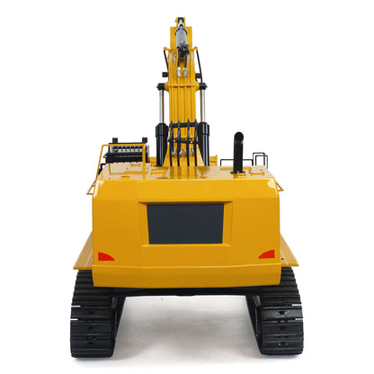 1/8 Metal Remote Control Hydraulic Excavator 390F Heavy Duty 3CH Valves RC Construction Vehicle Car Models RTR Flysky PL18EV Radio