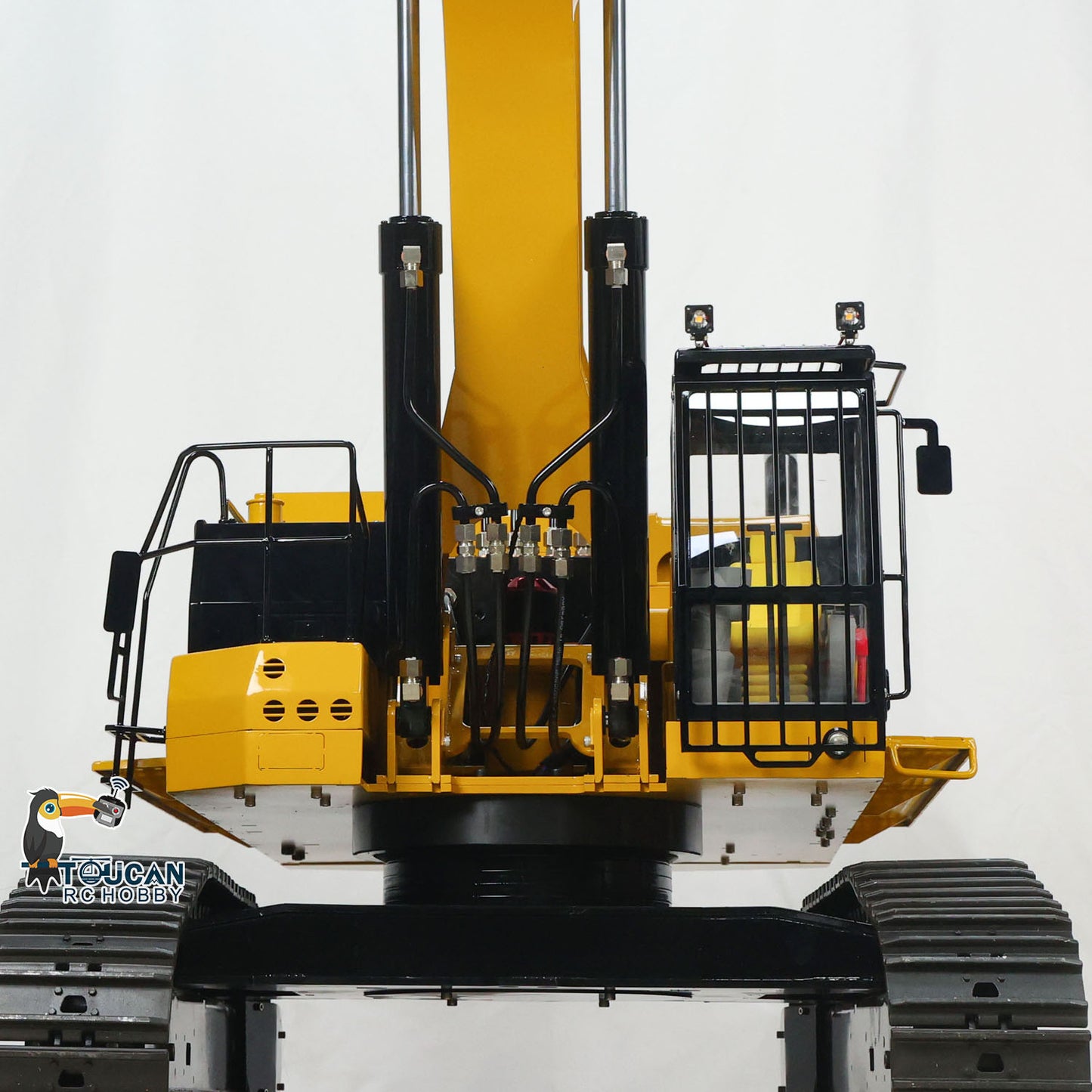 Huge 1/8 RC Hydraulic Excavator 395 Metal Heavy Duty Digger RTR Radio Controlled Construction Vehicles Models Flysky Radio