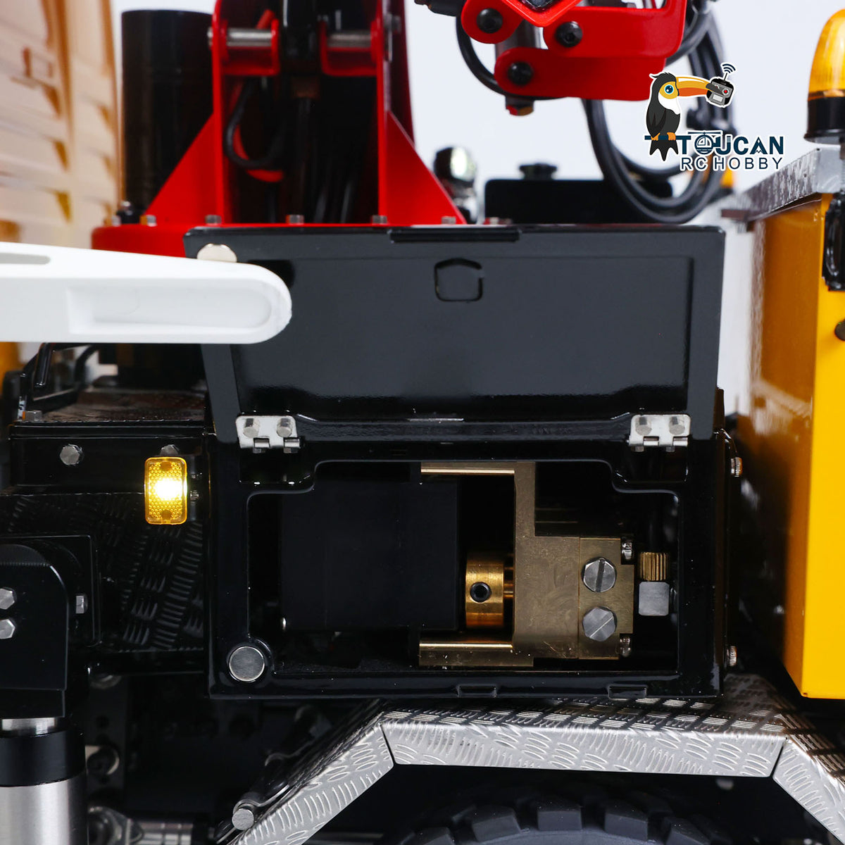 LESU Metal 1/14 RC Hydraulic Crane Truck 8X8 3Speed Remote Control Lorry Model 7CH Valve 6 Outriggers Light Sound Axle Diff Lock