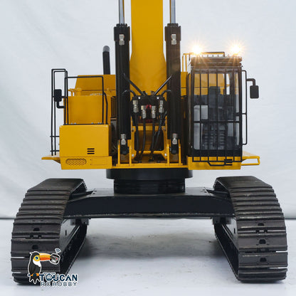 IN STOCK Metal 1/8 390F RC Hydraulic Excavator Digger Shear Scissor Grab Bucket Ripper Quick Released Coupler