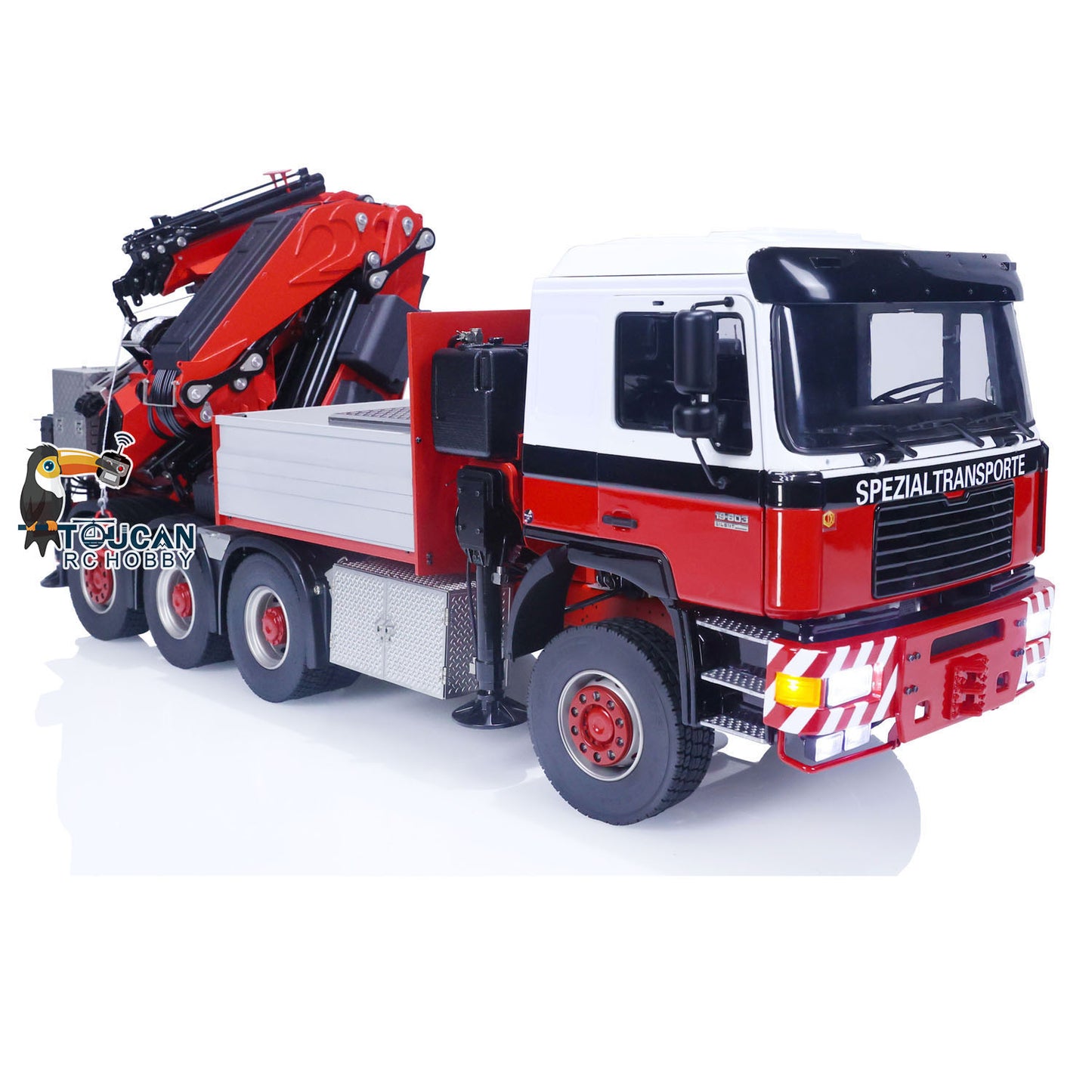 1/14 F2000 8X8 RC Crane Truck F1650 Hydraulic Engineering Car