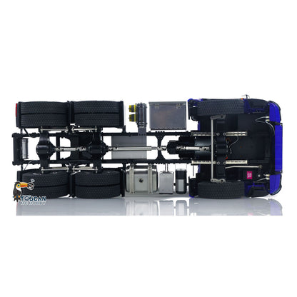 6X6 1/14 Radio Controlled Lorry Car RC Tractor Truck Model Battery RTR NO Lock Differential Axles 2Speed for TAMIYA Semi Trailer