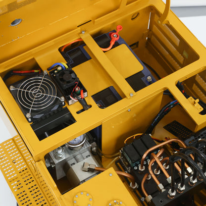 1/8 Metal Remote Control Hydraulic Excavator 390F Heavy Duty 3CH Valves RC Construction Vehicle Car Models RTR Flysky PL18EV Radio