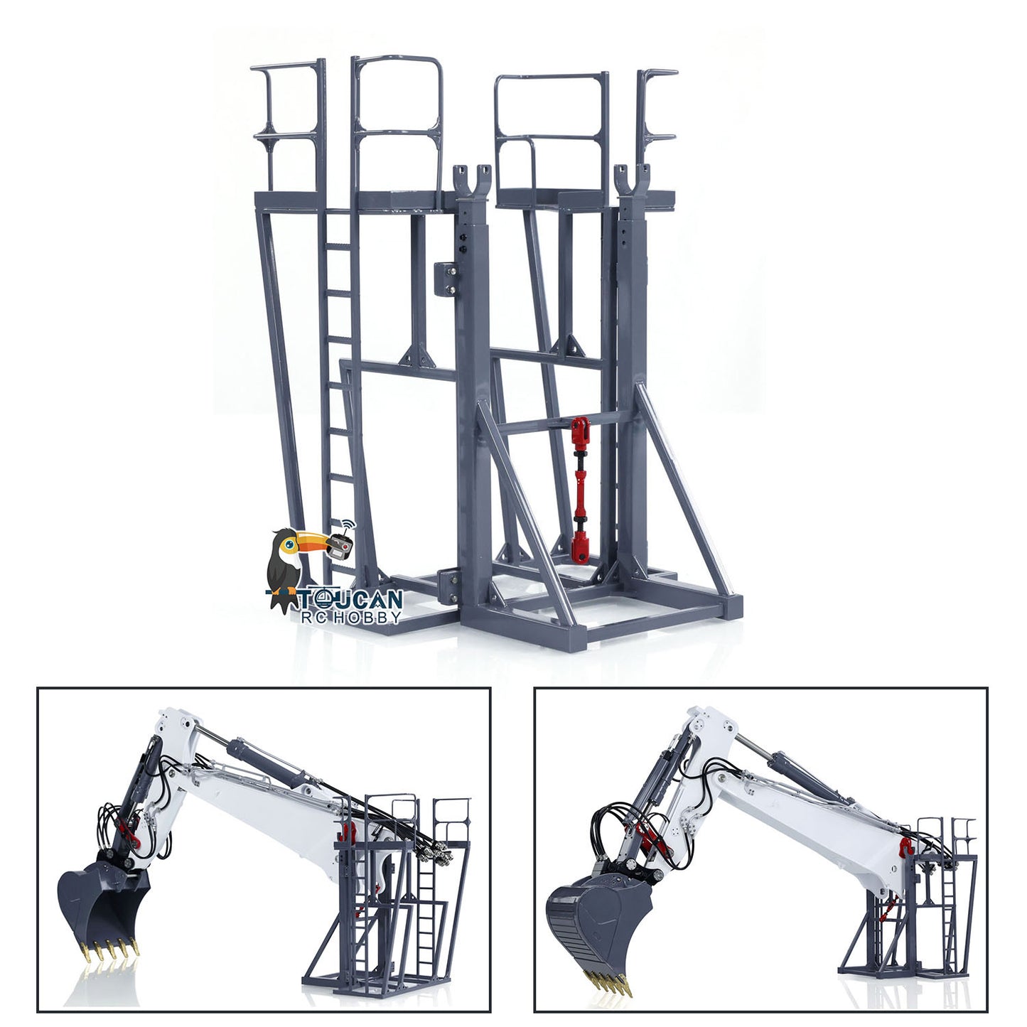 Heavy Machine 1/14 RC Full Hydraulic Excavator LESU LR960 Construction Digger