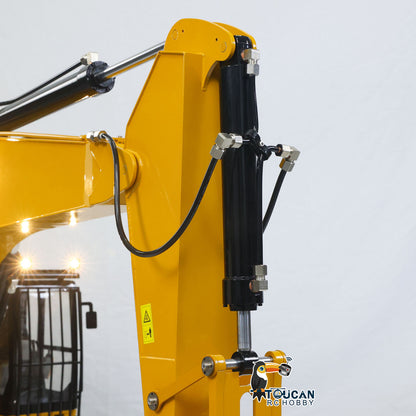 IN STOCK Metal 1/8 390F RC Hydraulic Excavator Digger Shear Scissor Grab Bucket Ripper Quick Released Coupler