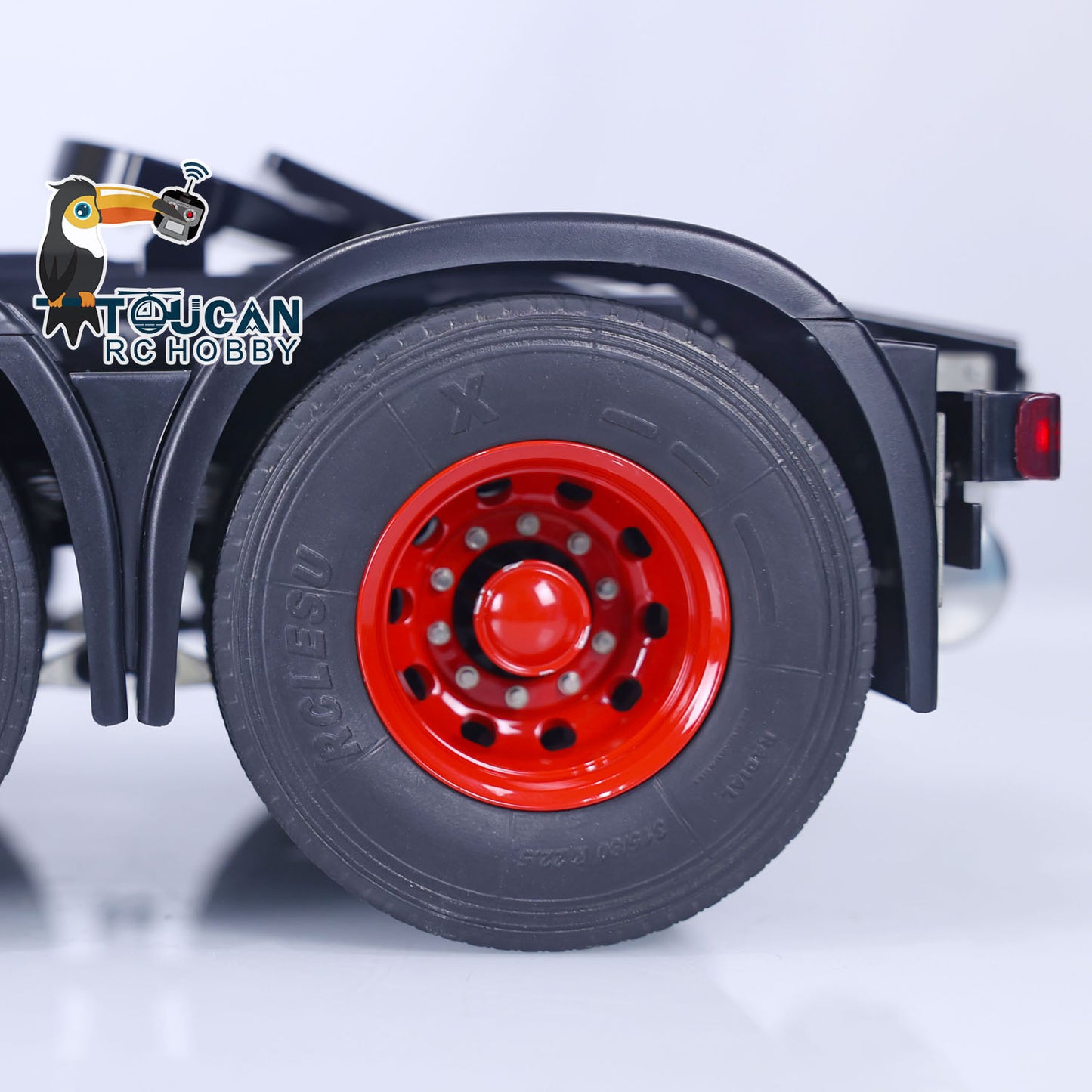 LESU 1/14 6x6 RC Tractor Truck 3Axles Car Model