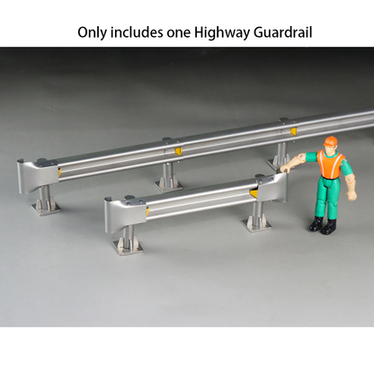 Limited Offer Combo Pack RC Scene Accessory Kit Driver Figurine Roadblock Railing Wooden Box for 1/14 and 1/12 RC Model Construction Vehicles