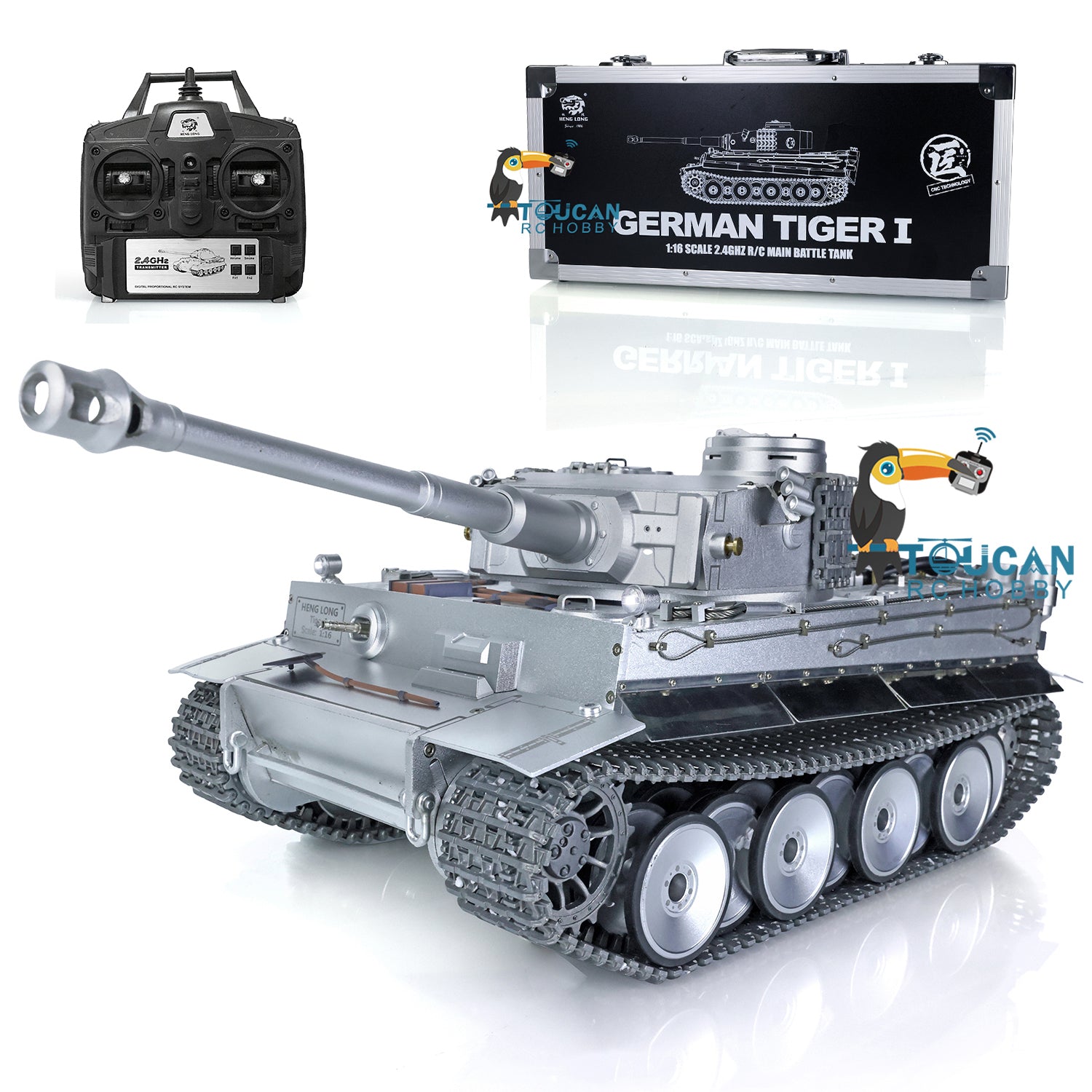 Henglong 1 16 Full Metal German Tiger I RC Tank 3818 Oliverhobby