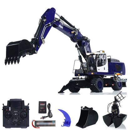 1/14 R946 Hydraulic RC Excavator 946-3 Wheeled Digger With PL18EV Controller