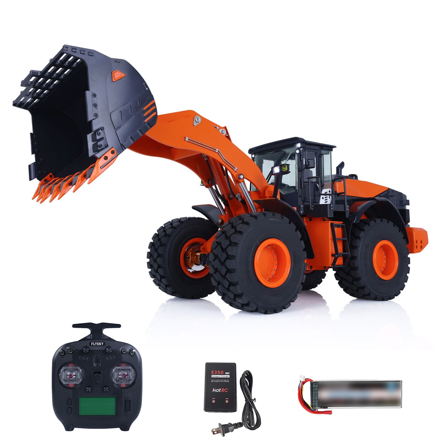 US STOCK 1/14 RC Hydraulic Loader for JDM 198 RTR A ZW370 Construction Vehicles