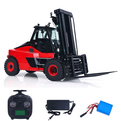 Kabolite K180-100 1/14 4X2 RWD Remote Control Hydraulic Forklift 3-Way Vavles RTR Flysky ST8 Radio Light System Sound Battery