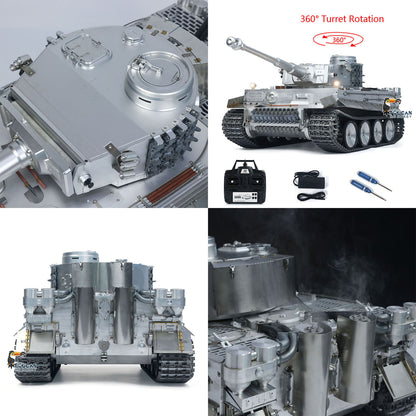 Henglong 1/8 Scale Full Metal German Tiger I RTR RC Tank 3818 Model Tracks Wheel