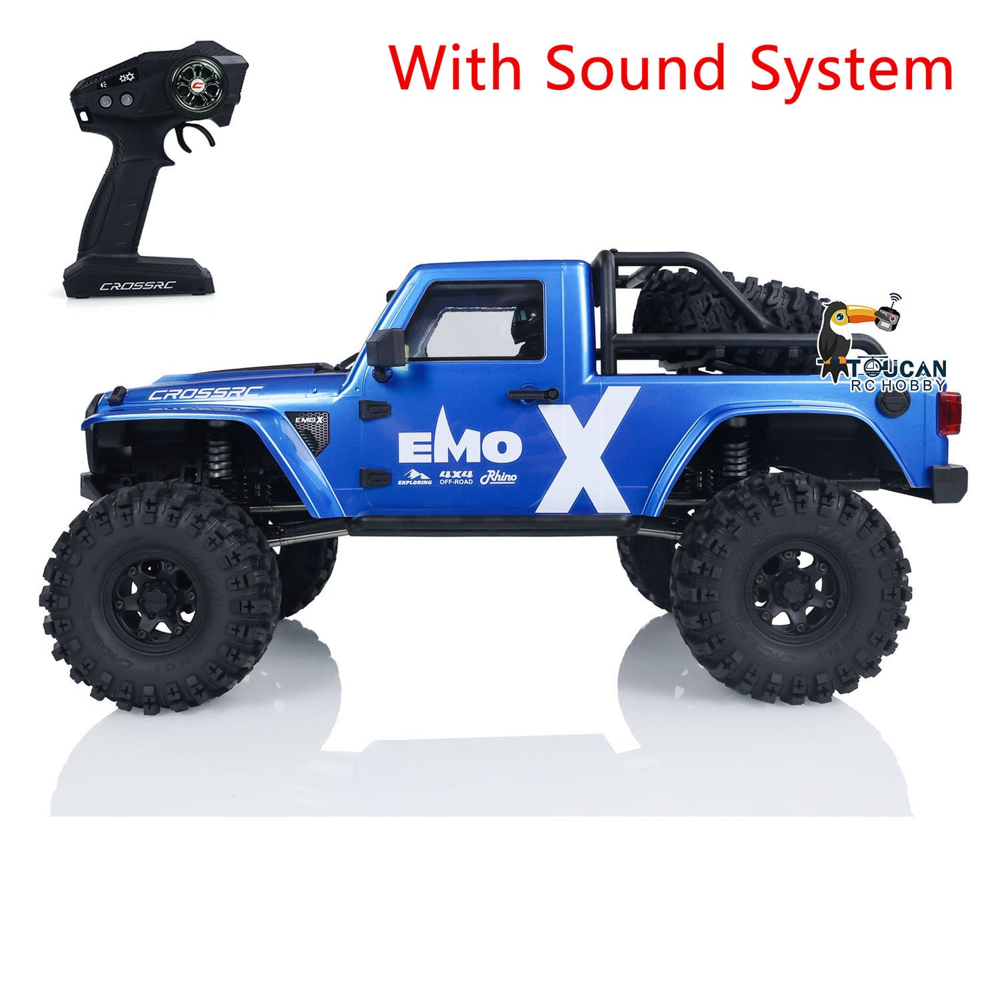 1/8 CROSS RC EMOX Off-road Vehicle Light Sounds Radio Control Crawler 4WD 2Speed