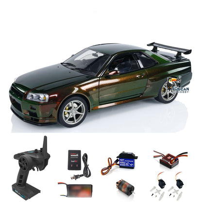 IN STOCK Capo 1/8 RTR 4x4 4WD R34 Assembled Painted RC Racing Drifting Car With Brushed Motor ESC