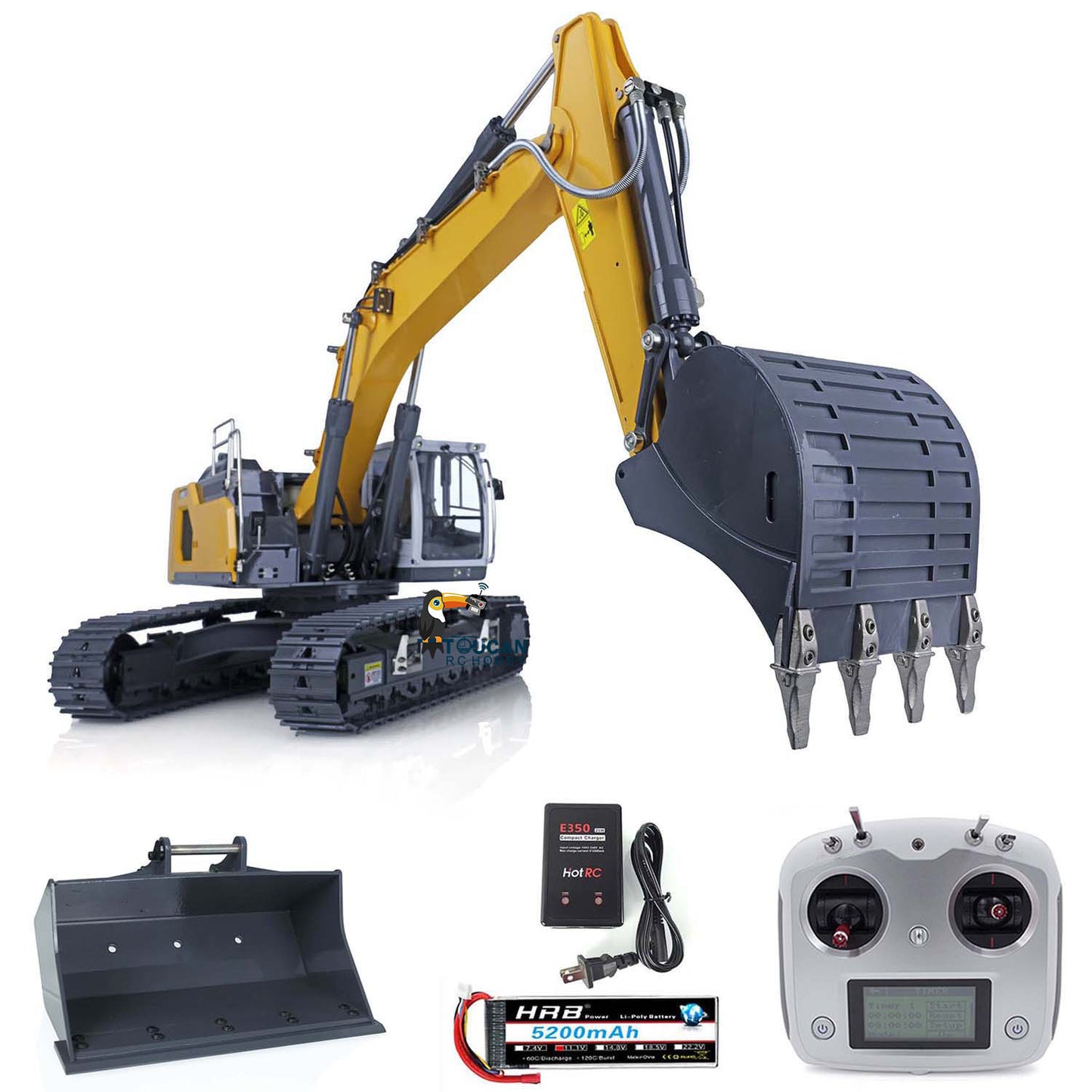 XDRC Metal 1/14 RC Hydraulic RTR Lieber L945 Excavator Digger