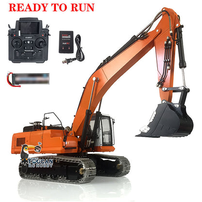 LESU 1/14 RTR PC360 Painted Assembled Metal RC Hydraulic Excavator B0002 With PL18EV Lite Transmitter