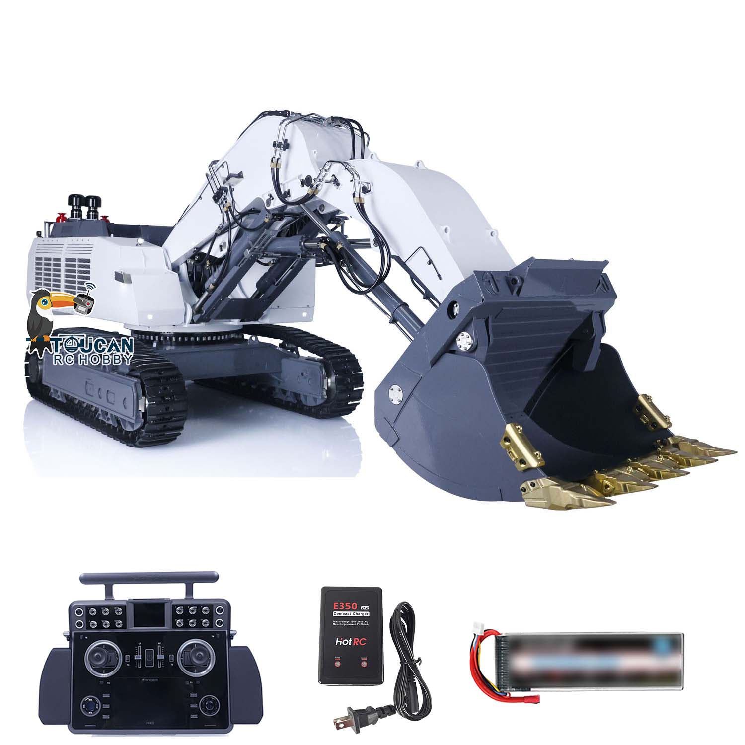 1/14 LESU Forward Shovel RC Hydraulic Excavator AOUE 9150 With PL18EV ...