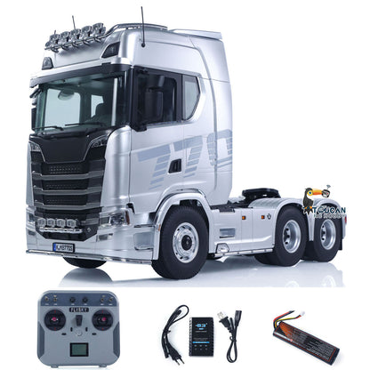 Fast Shipping 1/14 KABOLITE RC Tractor Car 770S 100 6x6 Romote Control Truck 2Speed Gearbox Differential Lock Vehicle 6WD Sound Light Model
