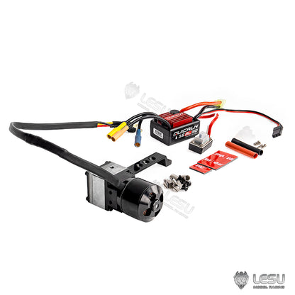 LESU Hydraulic Oil Cylinder System Pump Urea Cans Brushless ESC for RC Model