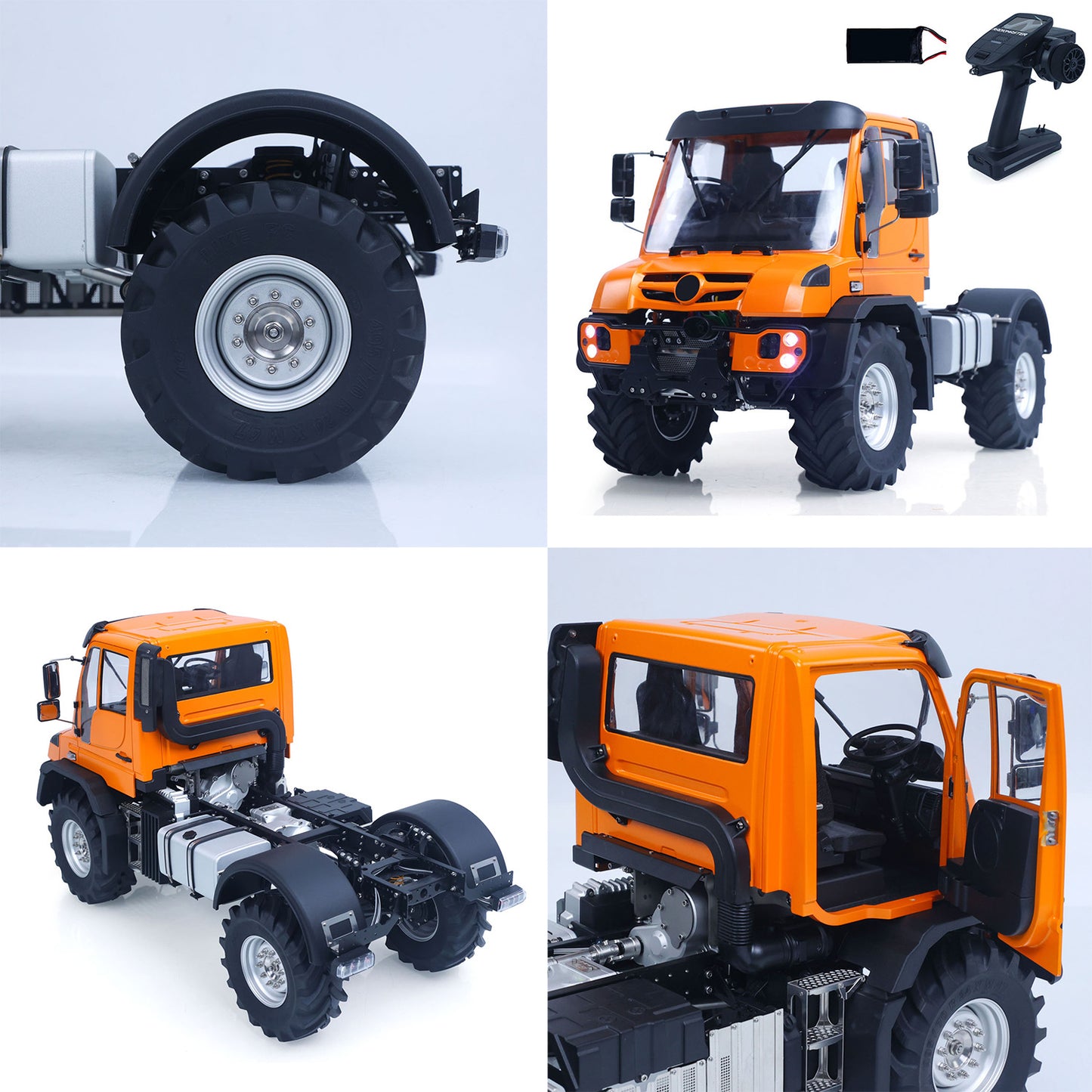 U535 Lite 4X4 1/14 Remote Control Rock Crawler Car RC Off Road Vehicle Metal Drive Shafts 2Speed Gearbox Brushless Motor ESC