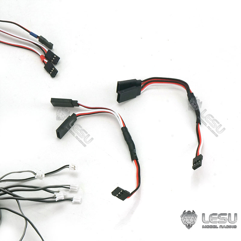 LESU DIY 3V LED Licht Lampe Sound System für TAMIYA 1/14 RC Traktor Dumper Modell