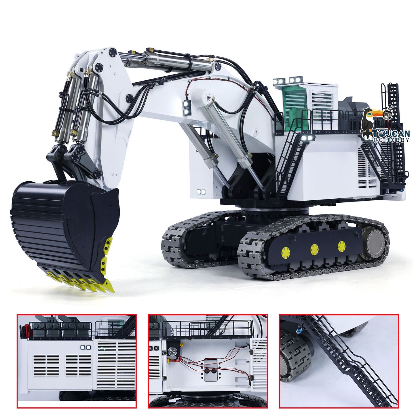 IN STOCK 1/25 RC Hydraulic Excavator R9800 Heavy Duty Double Pump Without Radio